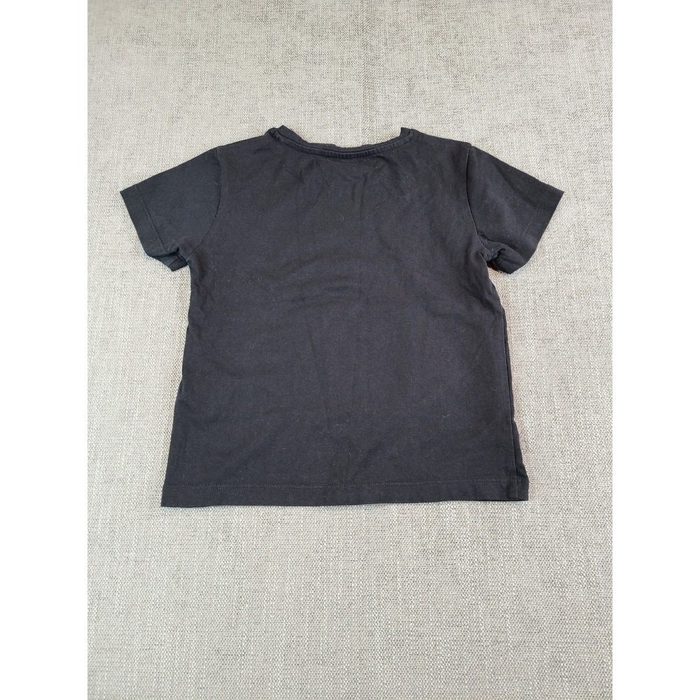 Versace Shirt Kids Unisex 4 Black Graphic Medusa Tee Short Sleeve Designer - Picture 3 of 8